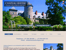 Tablet Screenshot of chateaudordogne.com